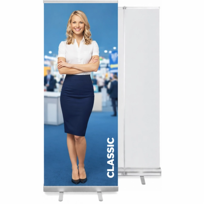 Roll up 80x200 cm Classic – stojak reklamowy rollup